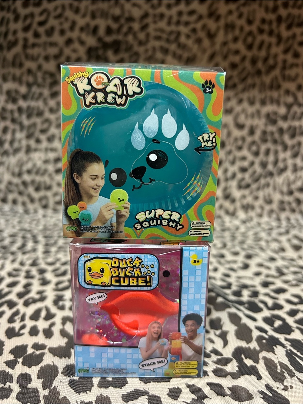 Roar Krew & Duck Duck Cube Squishy